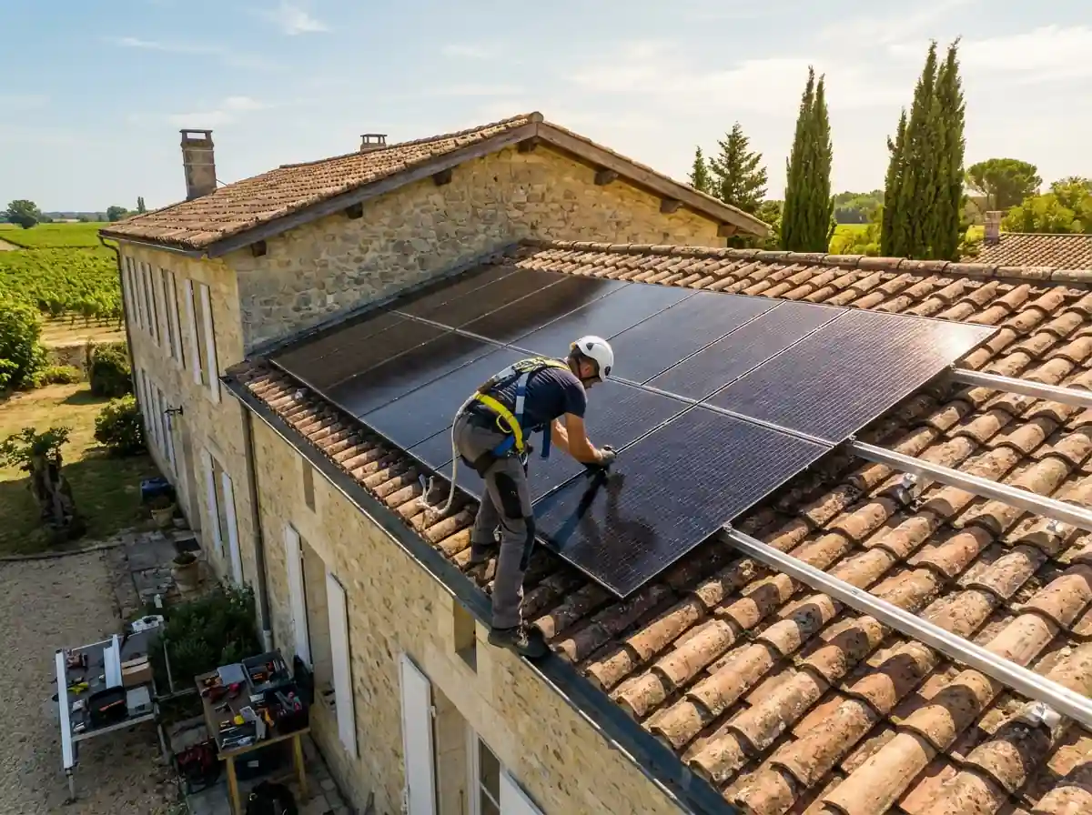 Installation de Panneaux Solaires Arveyres