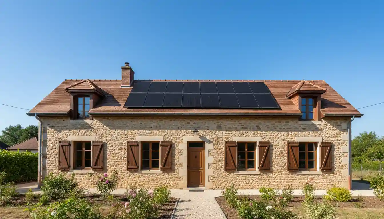 Installation de Panneaux Solaires à Arveyres, La Gare